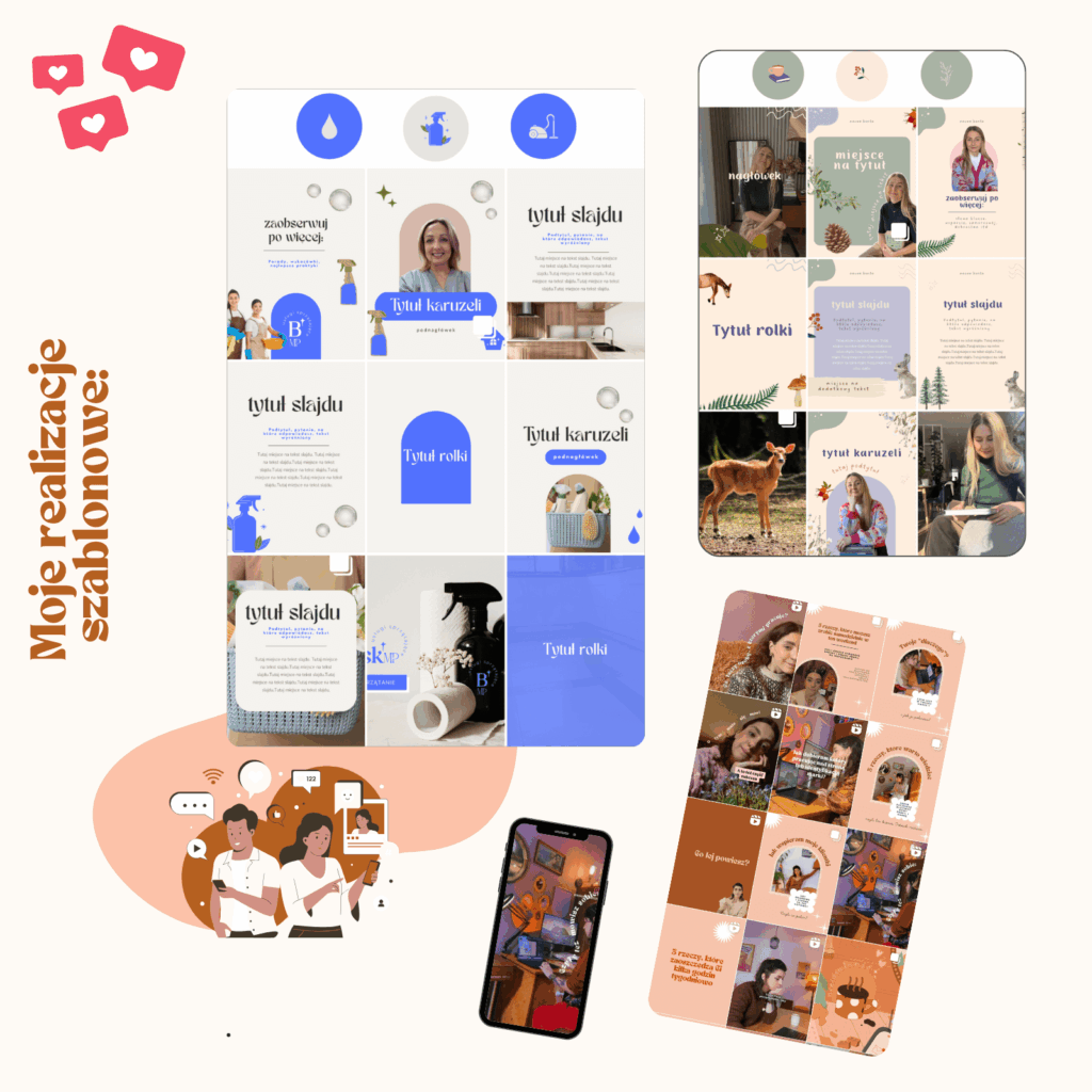 Szablony do social mediów w Canvie